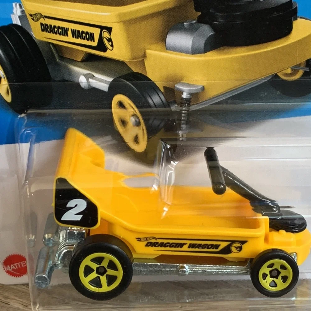 Hot Wheels Treasure Hunt 2024 Yellow Draggin Wagon Hotwheels Diecast Metal Car 🆕